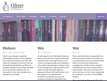 Tablet Screenshot of elikser.nl